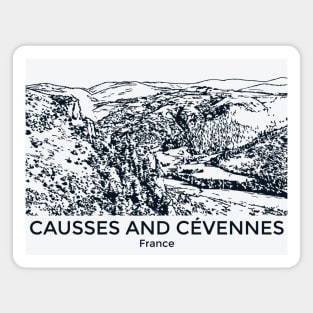Causses and Cévennes - France Magnet